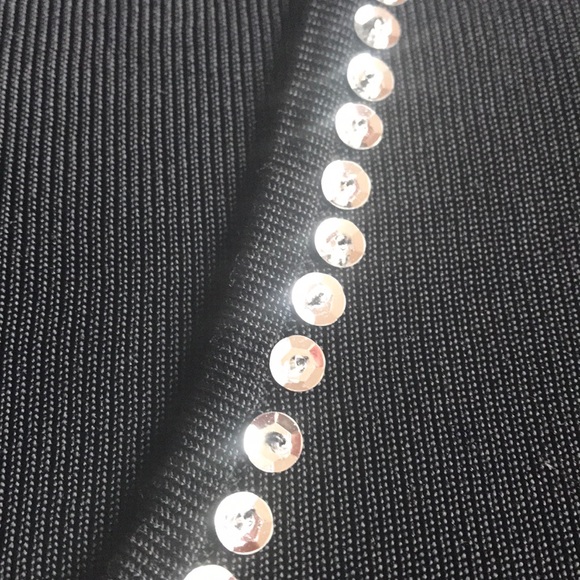 Juniors black sequined shrug size M - Picture 6 of 6